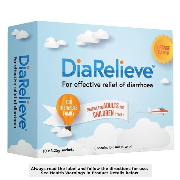 DiaRelieve Orange Flavour 10 Sachets