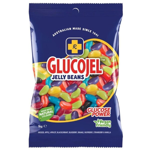 Gold Cross Glucojel Jelly Beans Mixed 1kg