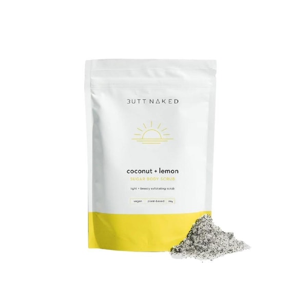 Butt Naked Body Coconut + Lemon Sugar Body Scrub 250