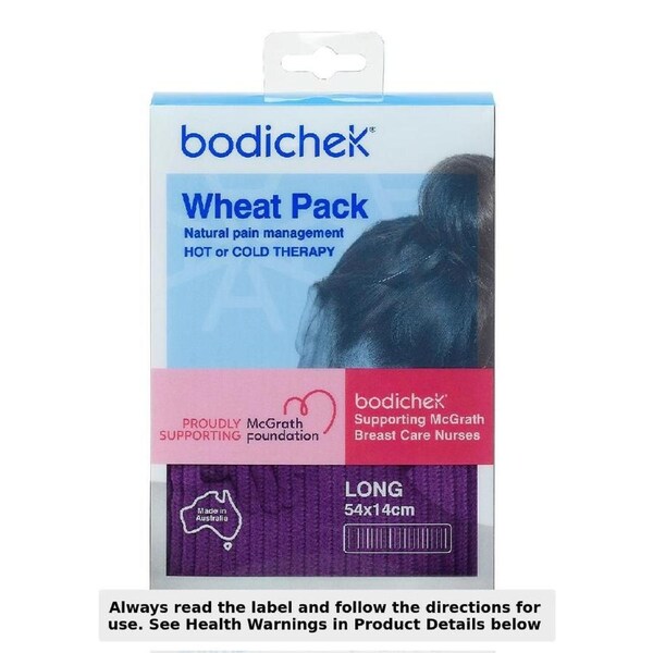 Bodichek Hot/Cold Wheat Pack Long Narrow Assorted Colours