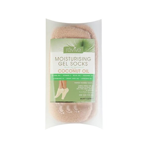 Elive by Revive Moisturising Gel Socks with Coconut 1 Pair