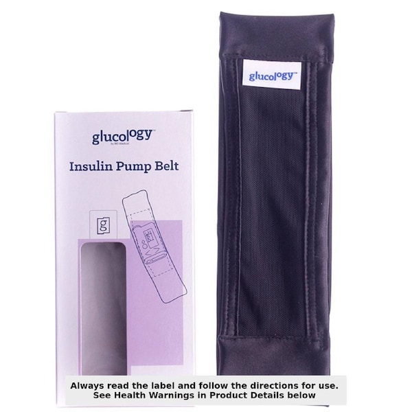 Glucology Insulin Pump Belt Large Black