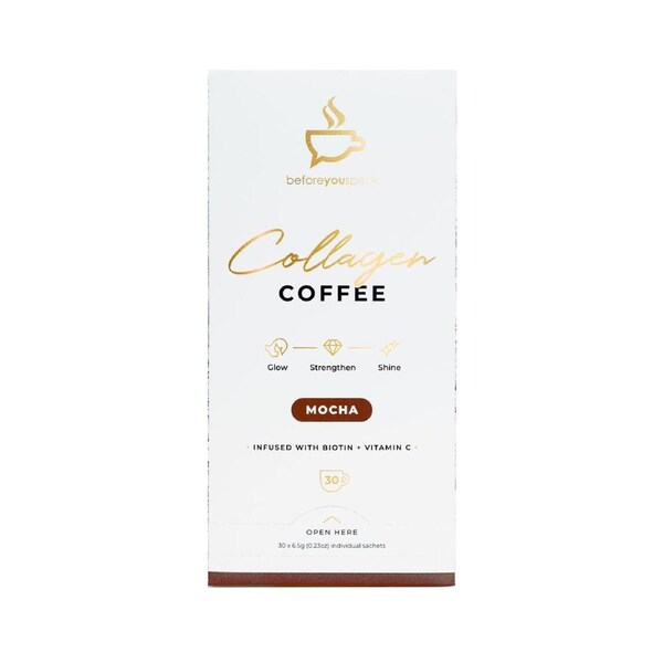 BeforeYouSpeak Glow Collagen Coffee Mocha 30 x 6.5g