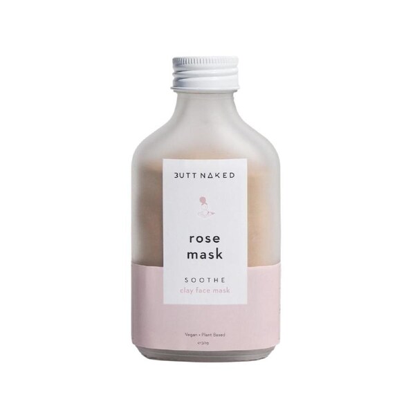 Butt Naked Body Rose Clay Face Mask 50g