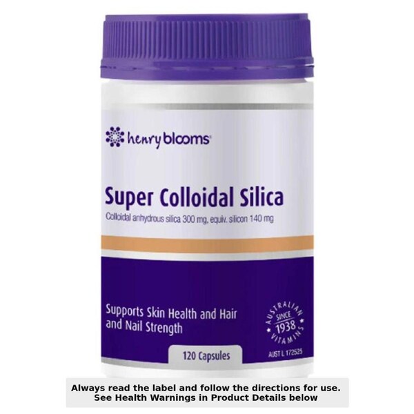 Henry Blooms Super Colloidal Silica 120 Capsules