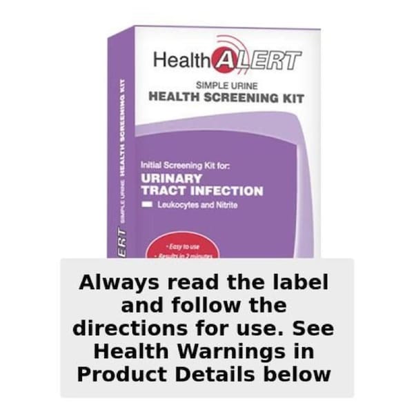 Health Alert UTI Health Screening Test Kit 3 Pack