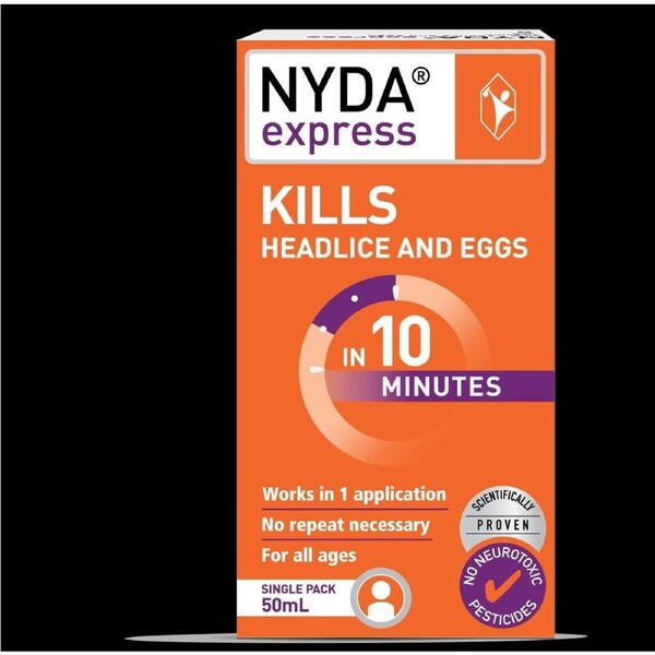 Brauer NYDA Express Head Lice Treatment 50ml