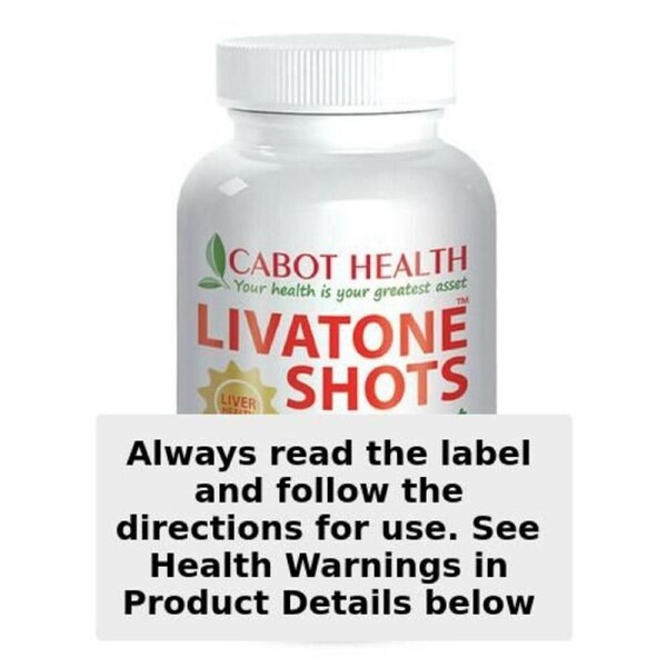 Cabot Health Livatone Shots 60 Tablets