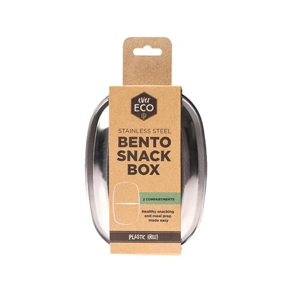 Ever Eco Bento Box Stainless Steel Two Compartment
