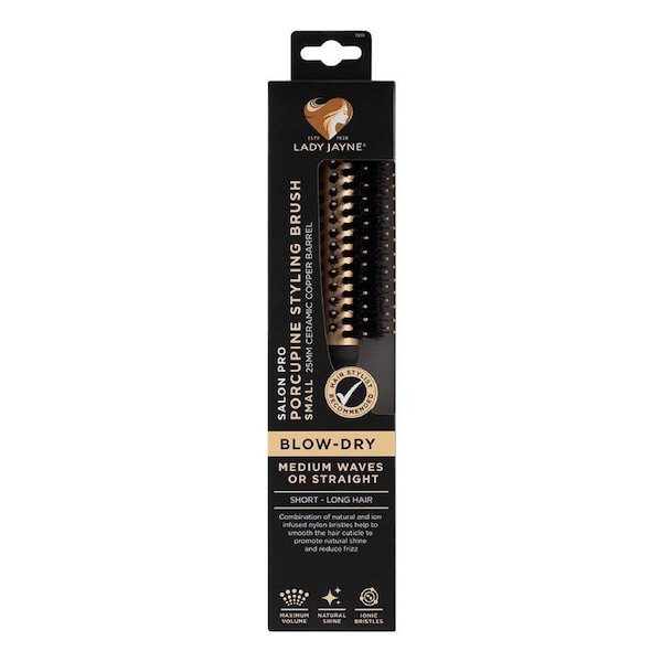 Lady Jayne Salon Pro Small Porcupine Radial Styling Brush 1 Pack