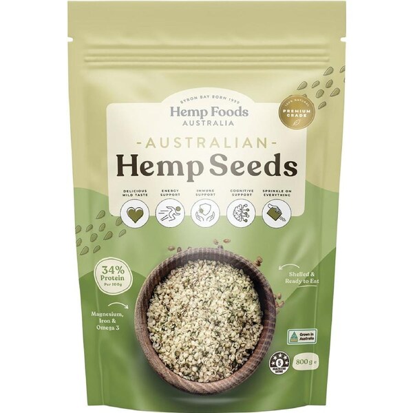Hemp Foods Australia Australian Hemp Seeds 800g