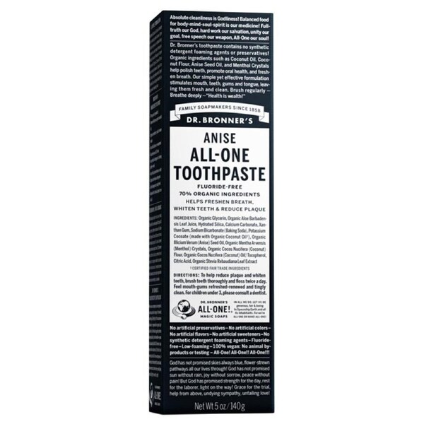 Dr Bronner's Anise All-One Toothpaste 140g