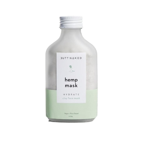 Butt Naked Body Hemp Clay Face Mask 50g