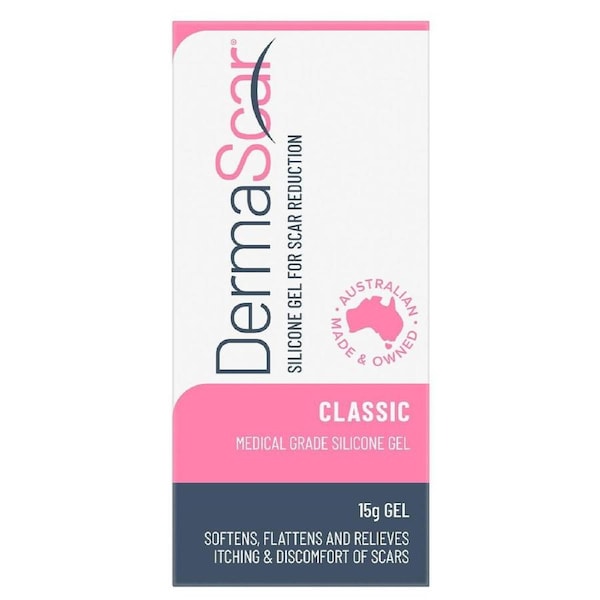 DermaScar Silicone Scar Reduction Gel Classic 15g