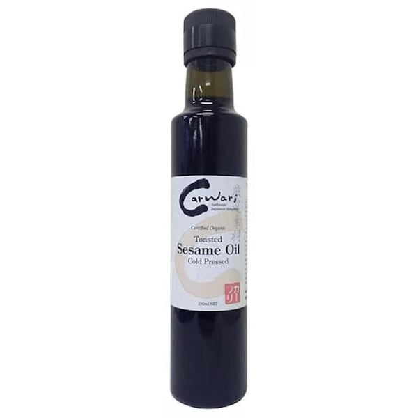 Carwari Organic Cold Pressed Toasted Sesame Oil 250ml