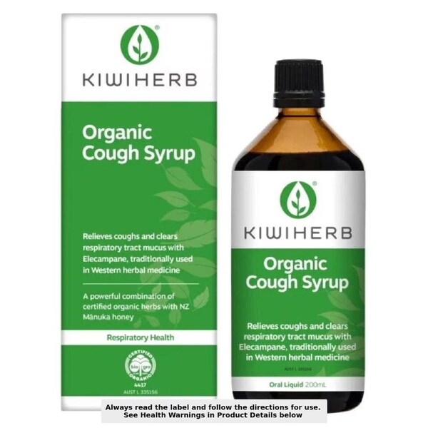 Kiwiherb Organic Cough Syrup 200ml