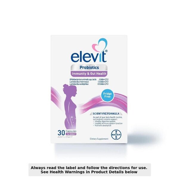 Elevit Probiotics For Immunity & Gut Health 30 Capsules