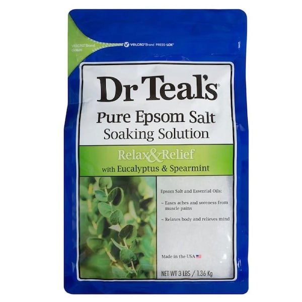 Dr Teals Epsom Salt Eucalyptus & Spearmint 1.36kg
