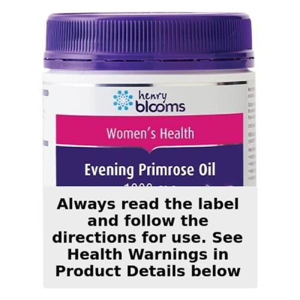 Henry Blooms Evening Primrose Oil 1000mg 200 Capsules