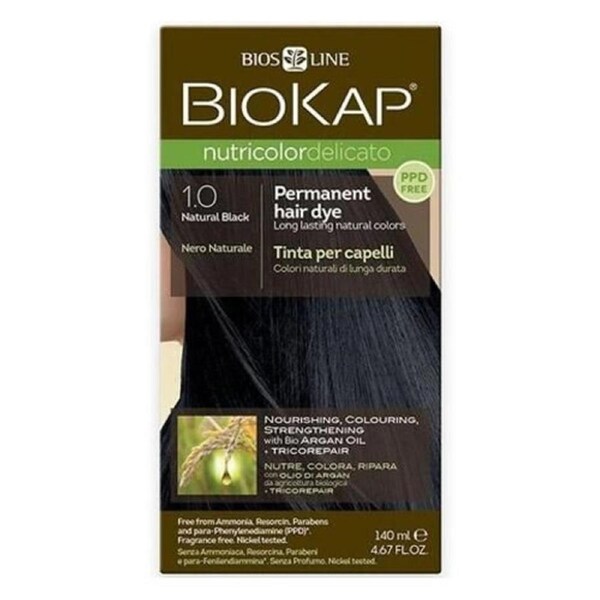 Biokap Nutricolor Delicato 1.0 Natural Black 140ml