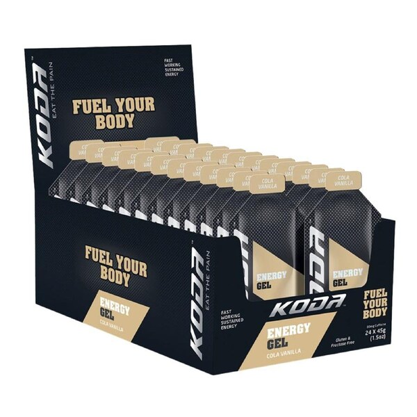 Koda Energy Gel Cola Vanilla 24 x 45g