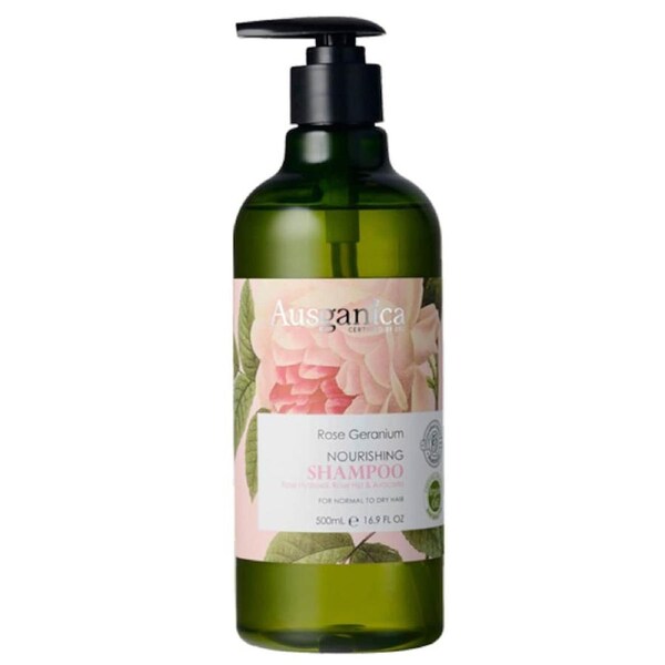 Ausganica Rose Geranium Nourishing Shampoo 500ml