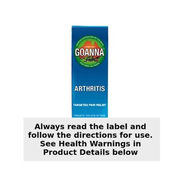 Goanna Arthritis Pain Relief Cream 100g