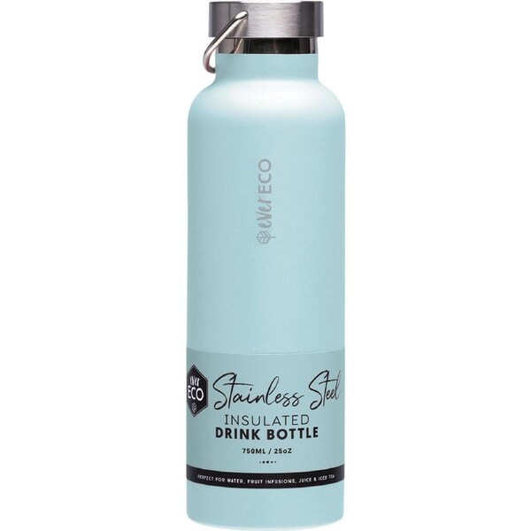 Ever Eco Insulated Stainless Steel Bottle Positano Blue 750ml