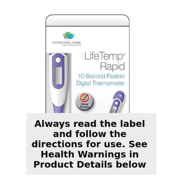 Airssential LifeTemp Rapid 10 Second Digital Thermometer