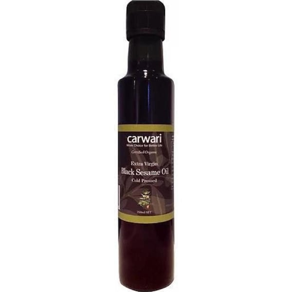 Carwari Organic Black Extra Virgin Sesame Oil 250ml