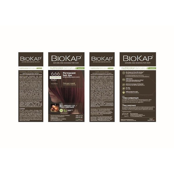 Biokap Rapid 6.66 Ruby Red Hair Colour 135ml