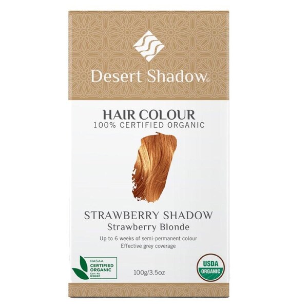 Desert Shadow Organic Hair Colour - Strawberry Shadow 100g