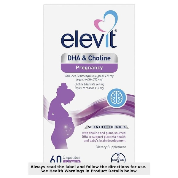 Elevit DHA + Choline for Pregnancy 60 Capsules