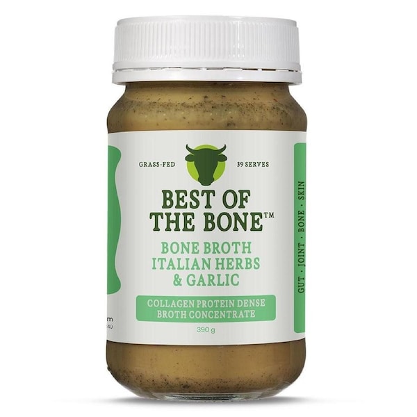 Best Of The Bone Italian Herbs & Garlic Bone Broth Concentrate 390g