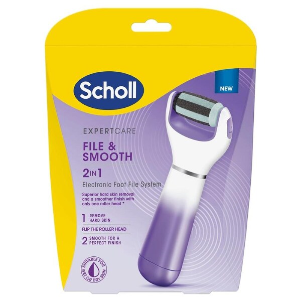 Scholl Expert Care 2 in 1 Electronic Foot File System