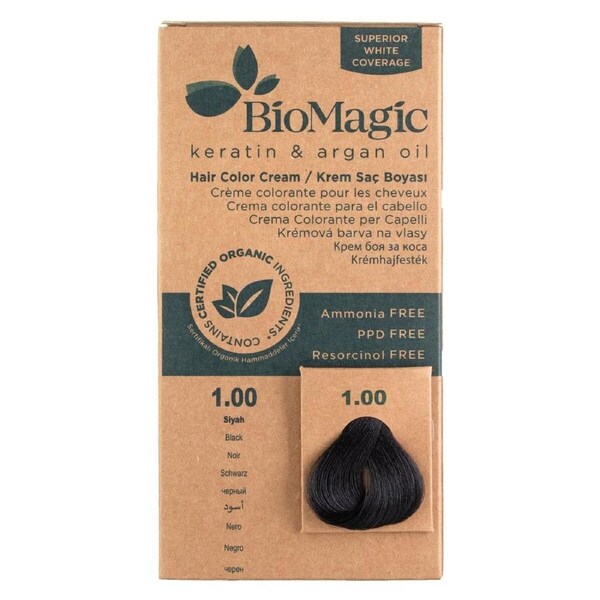 Bio Magic Hair Colour Cream Black 1.00