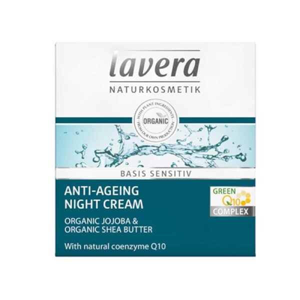Lavera Basis Sensitiv Anti-Ageing Night Cream Q10 50ml