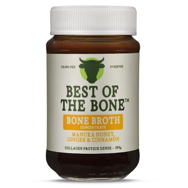 Best Of The Bone Broth Concentrate Manuka Honey Cinnamon & Ginger 390g
