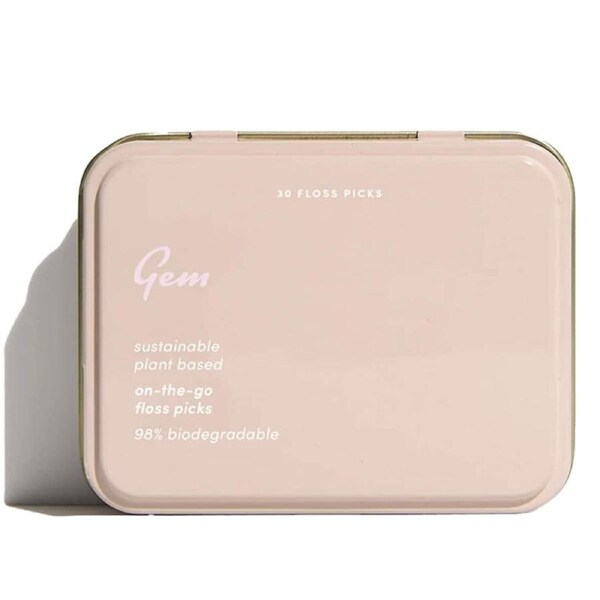 Gem On-The-Go Floss Picks Tin 30 Pack