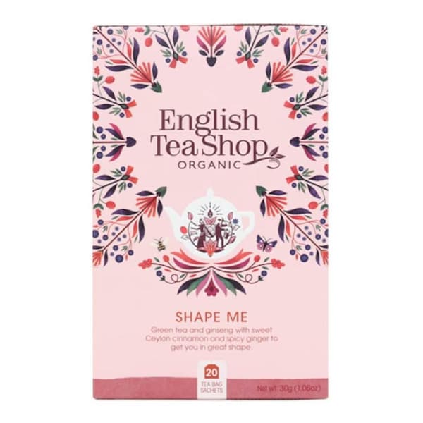 English Tea Shop Organic Wellness Tea Shape Me 20 Teabags