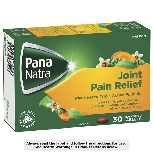 PanaNatra Joint Pain Relief 30 Tablets