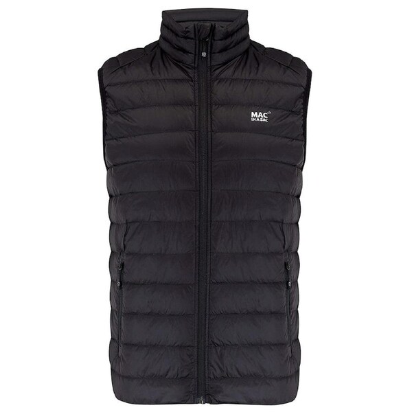 Mac In A Sac Packable Adult Mens Lightweight Alpine Duck Down Vest Black S