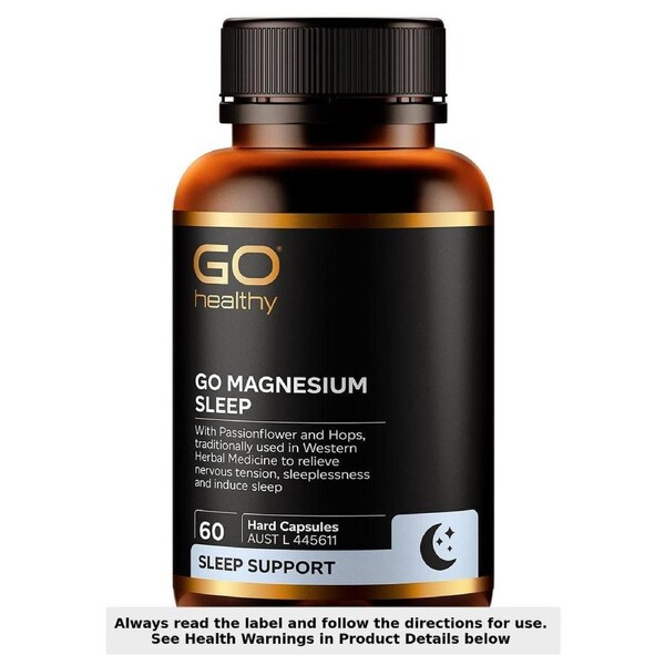 GO Healthy Magnesium Sleep 60 Vege Capsules