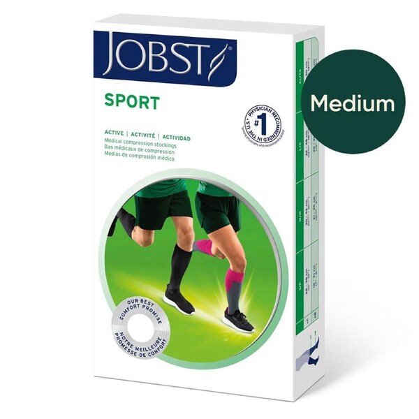 Jobst Sport Compression Socks Unisex 15-20 mmHg Pink M
