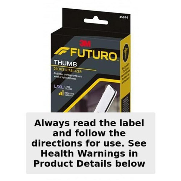 Futuro Deluxe Thumb Stabiliser Large/Extra Large Black