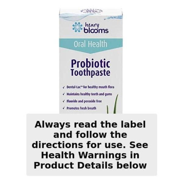 Henry Blooms Probiotic Toothpaste 100g
