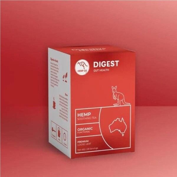 Hemp Oz Soothing Tea Digest Gut Health 85g