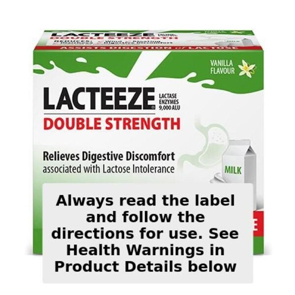 Lacteeze Double Strength 40 Chewable Caplets