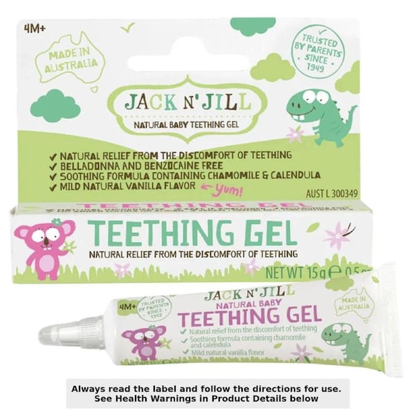 Jack n Jill Natural Baby Teething Gel 15g