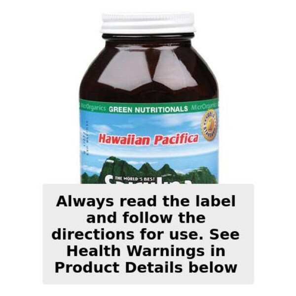 Green Nutritionals Hawaiian Pacifica Spirulina 500 Tablets